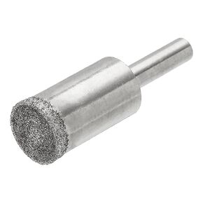 uxcell Diamond Grinding Mounted Point, 15mm 100 Coarse Grits Spherical Concave Head Bead Fine Grinding Bit for Jade Amber Stone Beeswax Glass