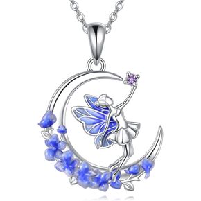 925 Sterling Silver Family/Mother Father and Daughter/Couple Hug/16th Crown/Fairy/Music Ballet Necklace Love Jewelry Gifts for Women Wife