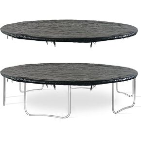 Trampoline Cover, Fits for 14ft 15 ft Round Trampoline, UV-Resistant, Rain Snow Proof, Prevent Fallen Leaves Trampoline Protective Cover, Trampoline Cover for Winter