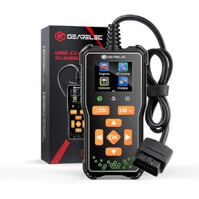 GEARELEC AT500 Car OBD2 Scanner Diagnostic Tool【99% Accuracy】 Enhanced Check Engine Code Reader for Cars and Trucks, Car Diagnostic Tool for All Vehicle, OBD/EOBD Scanner for Car After 1996