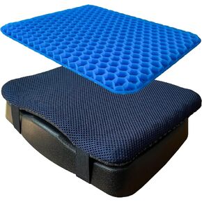 Rowing Machine Seat Cushion,Anti Slip Gel Rower Mat Pad Compatible Concept 2 Water Hydrow Magnetic Rowing Machine Recumbent Bike for Home,Accessories with Straps in Saudi Arabia