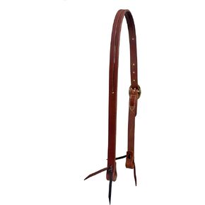 Oil Dipped Working Tack Split Ear Headstall 3/4"