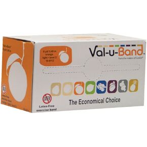 Val-U-Band 10-6112 Latex Free Exercise Band, Orange