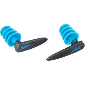 Speedo Biofuse Aquatic Swimming Earplugs Ear Plugs Swim Training (One Size) (Grey/Blue)