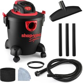 Shop-Vac 2035089 5 Gallon Wet/Dry Vacuum, 2.5 Peak HP, 1.25 Inch Diameter x 7 Foot Hose, 7 Ft Cord Length, Includes Extension Wands and Nozzle