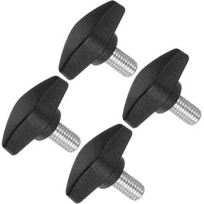 Tee Wing Knobs Thumb Screw, M8 x 14mm Male Thread, Plastic T Thumb Clamping Screw Threaded Stud Hand Knobs Grip, (Applications: for Machinery Lathes), 10-Pieces