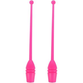 Toddmomy 2pcs Rhythmic Gymnastics Stick Clubs Gymnastics Training Equipment Tool 35cm Length