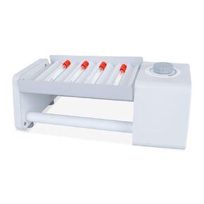 110V Benchtop 2D Tube Rocker with Grooved Mat Short Type 10 Postion for Tube Rocker Mixer (SK-R30S-E)