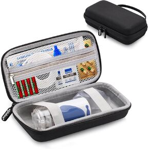 Carrying Case for Portable Nebulizer Travel,Asthma Inhaler Travel Case for Portable Handheld Inhaler Nebulizer Machine for Adults and Kids,Handheld Mesh Atomizer Machine Holder(Grey)