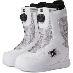 أحذية DC Shoes Phase BOA للسيدات على الجليد باللون الأبيض/الثعبان 10 in Kuwait