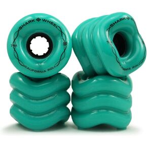 Shark Wheel 60 mm 78a Skateboard Wheels | California Roll | 4-Pack