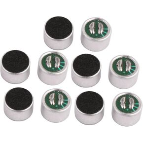 uxcell 10Pcs 9mmx7mm 30-44dB Electret Condenser Microphone High Sensitivity Pickup
