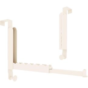 Over The Door Drying Rack, Foldable Portable Over The Door Hooks Hanger with Towel Racks for Coat Clothes Laundry Bathroom Bedroom Travel Hangers (Space Grey, 1 Pack)
