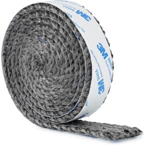 Stanbroil Stove Gasket Tape, 1" Width, 3/8" Thick, 72" Length Self Adhesive Flat Gasket for Stoves and Fireplaces, High Temperature Fiberglass Gasket Tape