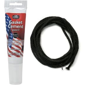 Midwest Hearth 3427 Glass Panel Stove Gasket Kit for Vermont Castings Wood Stoves (Made in USA)