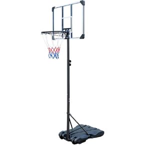 Portable Basketball Hoop, 5.6FT to 7FT Height Adjustable,Portable Basketball Hoop Goal System, Poolside Basketball Hoop,32 in Shatterproof Backboard,for Kids/Adults in Backyard/Driveway/Indoor