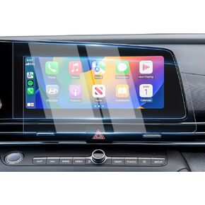 Karltys 2 Pack 12.3-Inch Screen Protector for 2024 Toyota Grand Highlander XLE/Limited/Platinum Accessories, 9H Hardness Touchscreen Tempered Glass, Car Radio Screen Cover Anti Fingerprint
