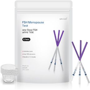 Menopause Test kit at Home 15 Packs Prerimenopause Rapid Test Strips（Urine FSH Menopause Test Reliable & Accurate