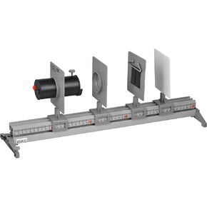 Eisco Labs Complete Optical Bench and Attachment Set, with 20 Lab Activities