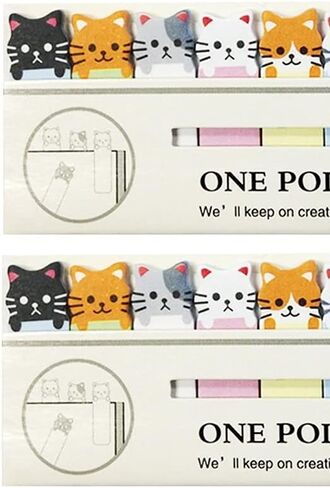 Wrapables Bookmark Flag Tab Sticky Notes, Kitties, Set of 2 in Saudi Arabia