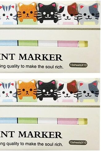 Wrapables Bookmark Flag Tab Sticky Notes, Kitties, Set of 2 in Saudi Arabia