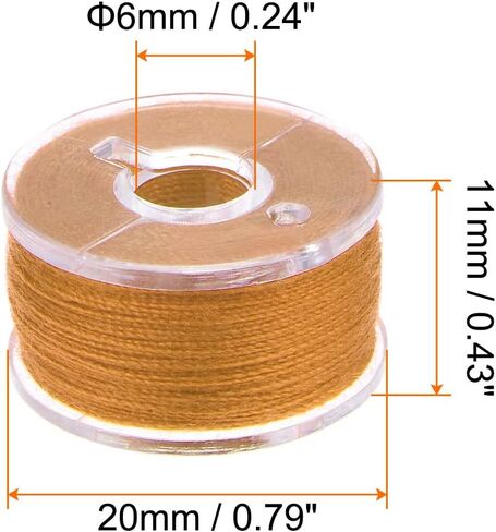 HARFINGTON Prewound Bobbin Thread Set of 10pcs with Storage Plastic Case for Embroidery and Sewing Machine, Pink Series in Saudi Arabia