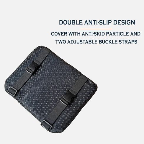 Rowing Machine Seat Cushion,Anti Slip Gel Rower Mat Pad Compatible Concept 2 Water Hydrow Magnetic Rowing Machine Recumbent Bike for Home,Accessories with Straps in Saudi Arabia