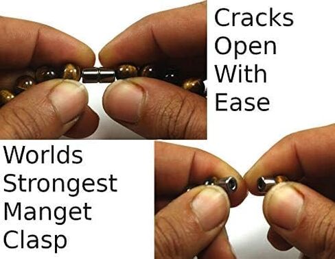 Auras by Osiris | Handmade Yellow Tiger Eye Crystal Necklace - Grounding Genuine Gemstone Beaded Mala | Willpower, Protection, Prosperity Choker- Jewelry Gift for Mens, Womens, Girls | 10mm Beads, 22" in Kuwait