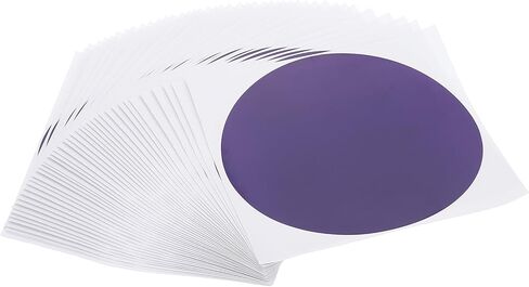 PATIKIL 6" Floor Stickers Classroom Decor, 60 Pcs Self Adhesive Dots Markers Dry Erase Circles for Elementary Preschool First Grade Teacher Supplies, Black in Saudi Arabia