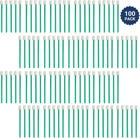 Evaclean Swilly Original Disposable Crevice Brushes - 100 Pack - Versatile Cleaning Tool for Tight Spaces, Window Tracks, Keyboards, Car Vents, and Household Use (Green) in Saudi Arabia