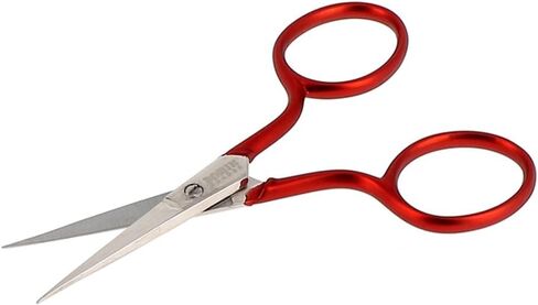 Bohin BH24315 مقص تطريز صغير ناعم الملمس 2 1/4 بوصة ،معدن ،أحمر/فضي ،0.1 × 4 × 6 سم in Kuwait