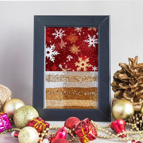 عيد الميلاد القصاصات ورقة 6x6 الترتر الأحمر التألق نمط مسطح من جانب واحد DIY غير المرغوب فيه مجلة الفنون الحرف الخلفية الزخرفية ورقة مهرجان لوازم 24 ورقة (R2447) in Kuwait