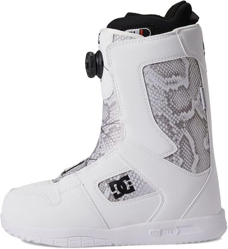 أحذية DC Shoes Phase BOA للسيدات على الجليد باللون الأبيض/الثعبان 10 in Kuwait