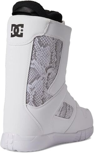 أحذية DC Shoes Phase BOA للسيدات على الجليد باللون الأبيض/الثعبان 10 in Kuwait