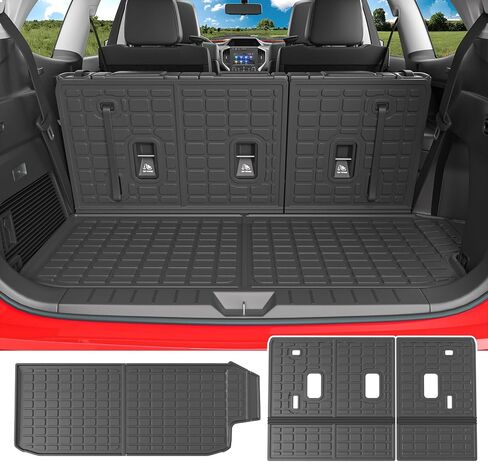 powoq 7&8 Seats Floor Mat Compatible with 2019-2024 Subaru Ascent Trunk Mat 3rd Backrest Mat Replacement for 2019-2024 Subaru Ascent Accessories(7&8 Seats Trunk Mat+3rd Row Backrest Mat+Floor Mat) in Saudi Arabia