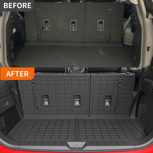 powoq 7&8 Seats Floor Mat Compatible with 2019-2024 Subaru Ascent Trunk Mat 3rd Backrest Mat Replacement for 2019-2024 Subaru Ascent Accessories(7&8 Seats Trunk Mat+3rd Row Backrest Mat+Floor Mat) in Saudi Arabia