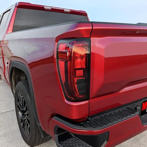 SlickMod PreCut Vinyl Smoke Tint for 2019-2023 GMC Sierra 1500 Tail Light (Non LED) (20% Dark Smoke, 1. Taillight) in Saudi Arabia