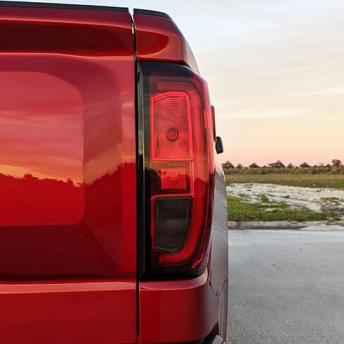SlickMod PreCut Vinyl Smoke Tint for 2019-2023 GMC Sierra 1500 Tail Light (Non LED) (20% Dark Smoke, 1. Taillight) in Saudi Arabia