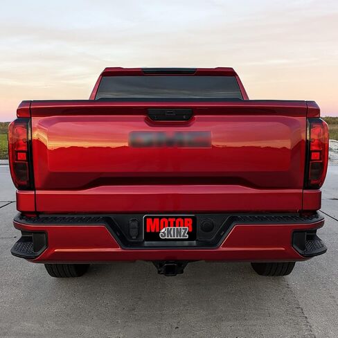 SlickMod PreCut Vinyl Smoke Tint for 2019-2023 GMC Sierra 1500 Tail Light (Non LED) (20% Dark Smoke, 1. Taillight) in Saudi Arabia