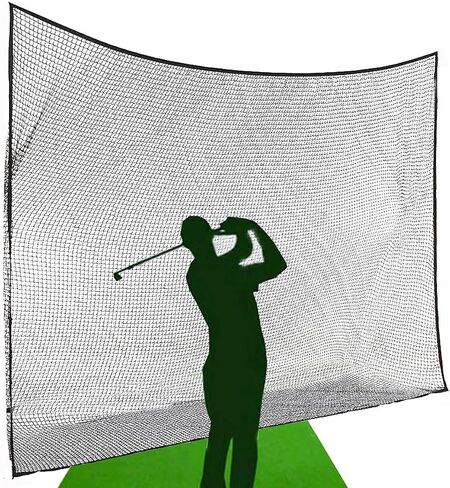 10ft, 15ft, 25ft Sports Practice Netting Sturdy Net Hitting Throwing Pitching Net 150LB Impact Hit Tested Nylon Mesh Netting for Golf, Baseball, Softball, Hockey, Soccer, LAX in Saudi Arabia