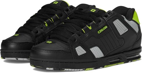 Globe Men's Sabre Skate Shoe, Black/Lime, 13 in Saudi Arabia