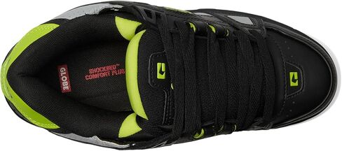 Globe Men's Sabre Skate Shoe, Black/Lime, 13 in Saudi Arabia