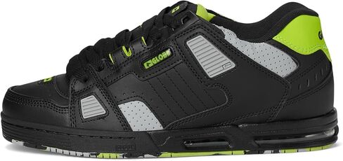 Globe Men's Sabre Skate Shoe, Black/Lime, 13 in Saudi Arabia