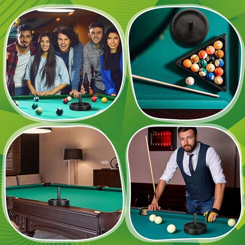 2 Pcs Wood Cone Talc Bowl Cone Chalk Holder Billiards Chalk Holder for Pool Table, Black in Saudi Arabia