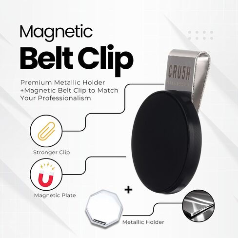 Ultra-Grip Magnetic Chalk Holder Clip - Neodymium Belt Clip for Secure Cue Chalk, Pool Stick Chalk Holder, Ideal for Billiards & Pool Accessories in Kuwait