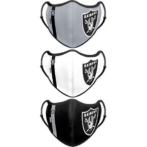 FOCO Las Vegas Raiders NFL Sport 3 Pack Face Cover