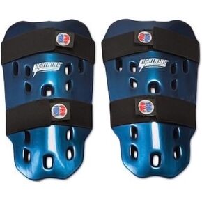 PROFORCE Lightning Shin Guards - Blue - Medium
