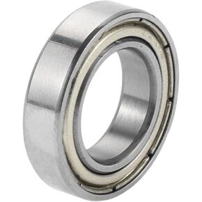 ACROPIX 6801ZZ Deep Groove Ball Bearings P6 12x21x5mm Lubricated Bearings Double Metal Seal Silver Tone Scooter Skateboard Wheel