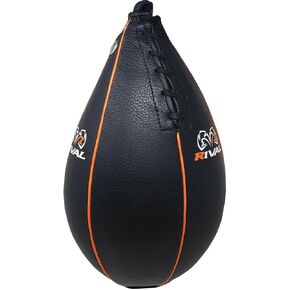 RIVAL Boxing RSPD5 Teardrop Speed Bag - 9" x 5" Size, Welted, Double-Stitched Seams, and Reinforced Loop with Heavy-Duty Rivets