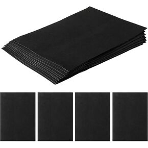 Giantree 10 Psc Black Adhesive Foam Padding, Closed Cell Foam Sheet Neoprene Rubber Pad Self Stick Pads Anti Vibration Foam Pads (11.6" x 8.4" x 1/8")